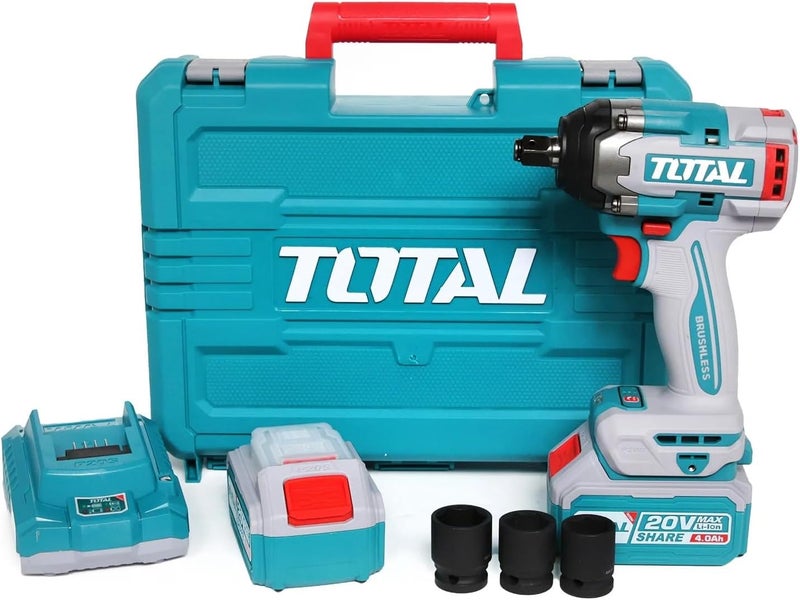 TOTAL Cordless Impact Wrench TIWLI2050 - Image 5