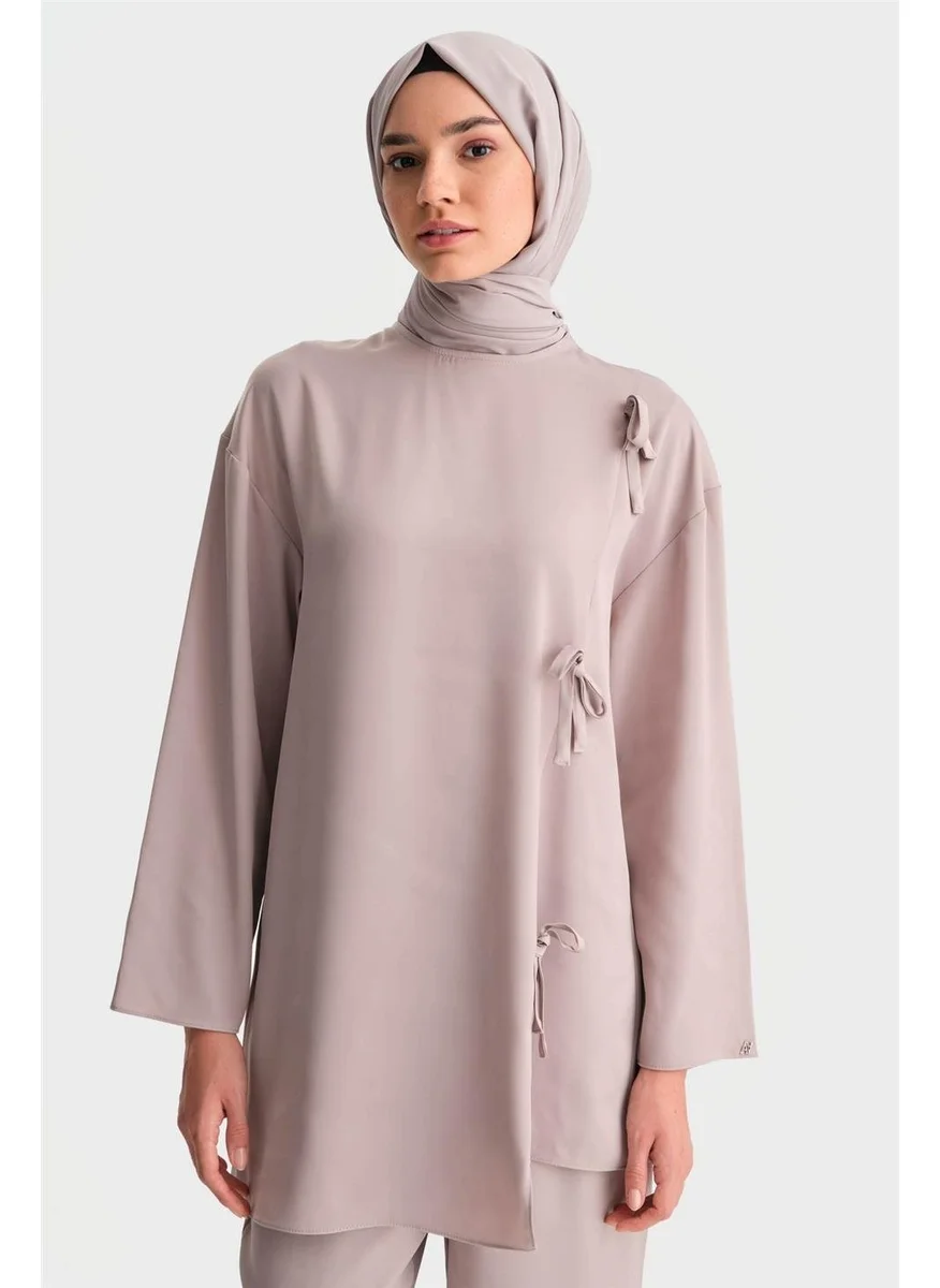 ARMINE Ribbon Detailed Suit 24K6903 Mink