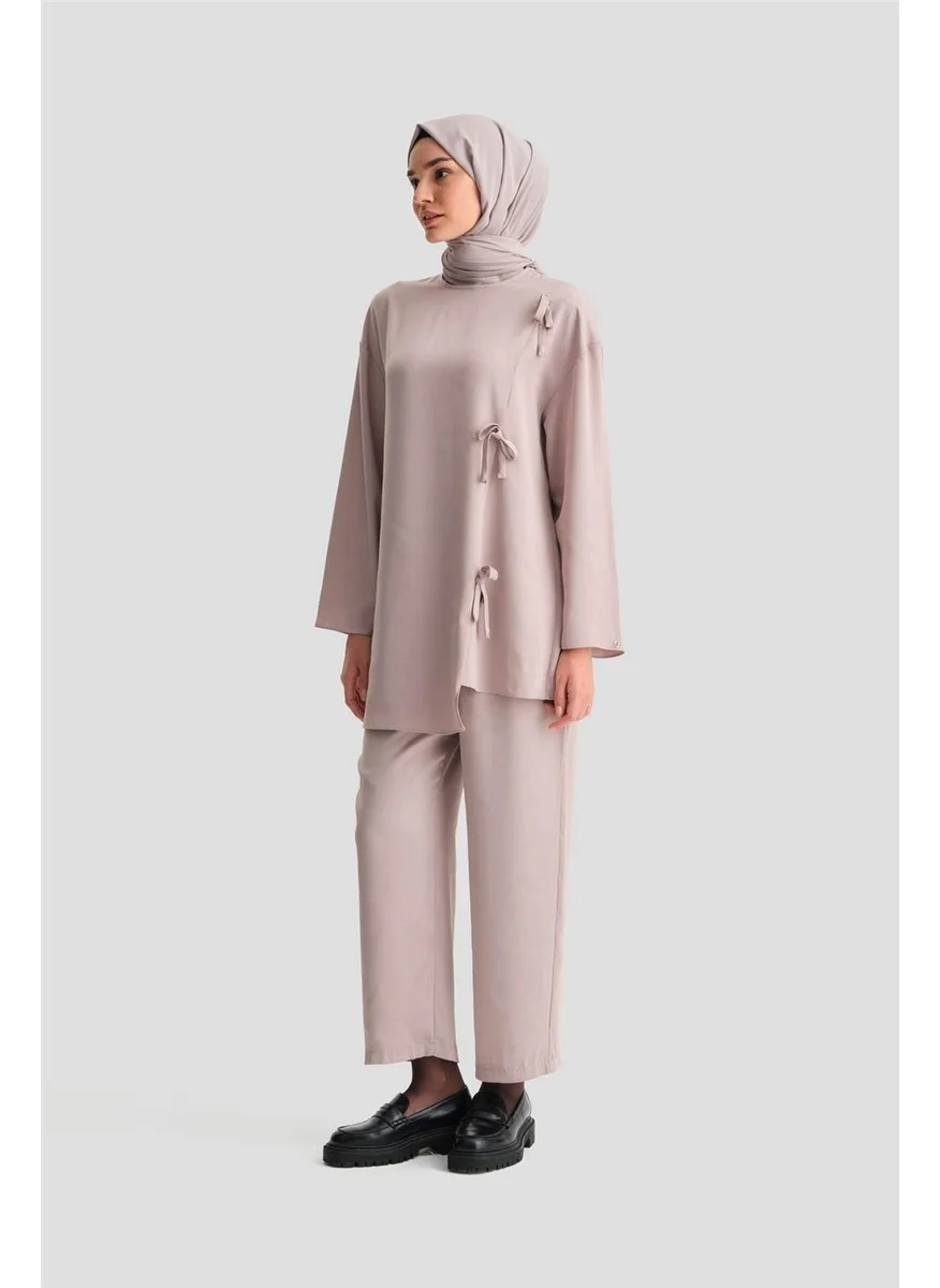ARMINE Ribbon Detailed Suit 24K6903 Mink