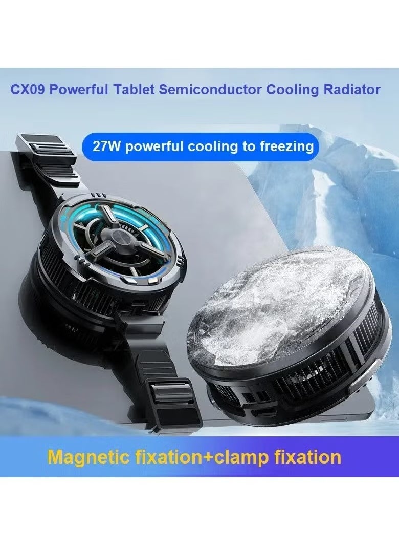 Memo CX09 Magnetic Mobile Phone Cooling Fan – Efficient Radiator Cooler for Smartphones, Fast Heat Dissipation, Perfect for Gaming and Extended Use  - Image 3