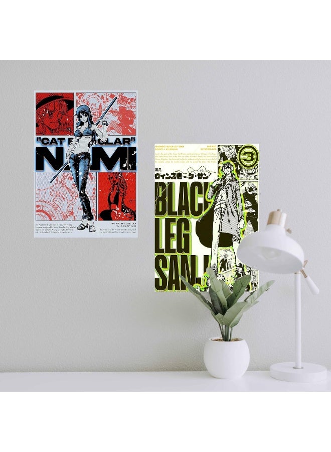 CodersParadise Pack of 6 - One Piece Anime Wall Posters 8x12 inch (A4 Size) - Image 5