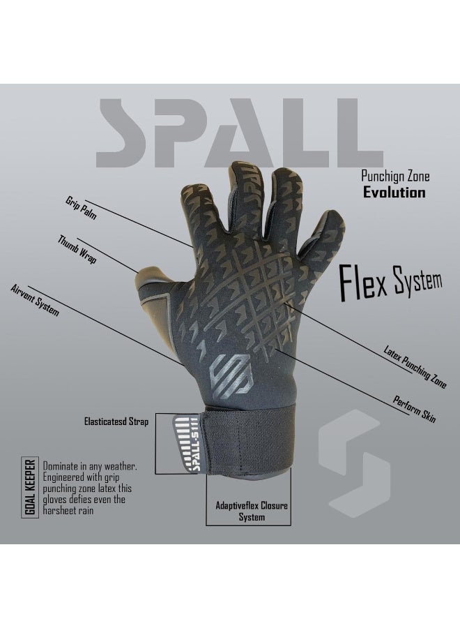 سبال قفازات حارس المرمى للرجال والنساء – قفازات كرة قدم بقبضة قوية وحماية لليد للمباريات والتدريب - Image 2