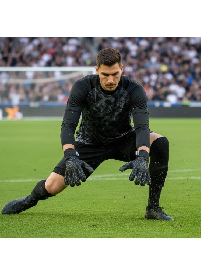 سبال قفازات حارس المرمى للرجال والنساء – قفازات كرة قدم بقبضة قوية وحماية لليد للمباريات والتدريب - Image 5