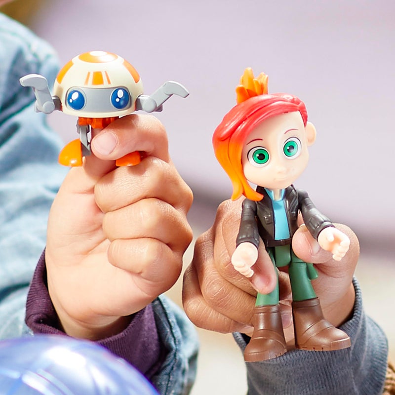 Star Wars: Young Jedi Adventures The Crimson Firehawk, 17-Inch Ship with 2 Action Figures, Toys, Preschool Toys for 3 Year Old Boys & Girls - Image 3