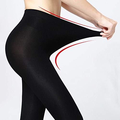 Klassik Since 1993 | Opaque Soft Stockings for Women & Girls |Poly Cotton High Waisted Thigh | Comfort for Everyday Wear | Perfect Pair with Shorts, Dresses & Shirts - Black/Beige Color S (Pack of 2) - Image 4