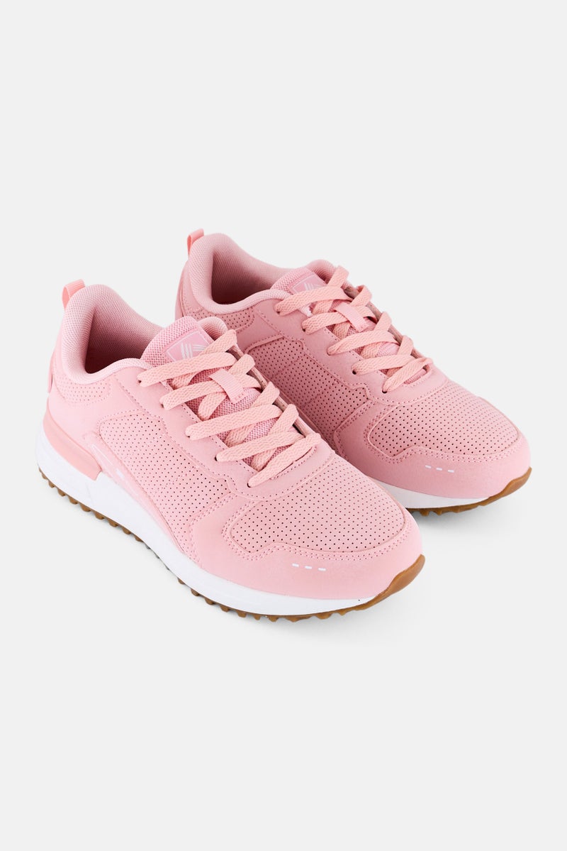 RBX Women Lace Up Outdoor Shoes, Pink - Image 1