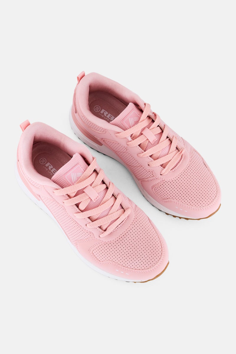 RBX Women Lace Up Outdoor Shoes, Pink - Image 4