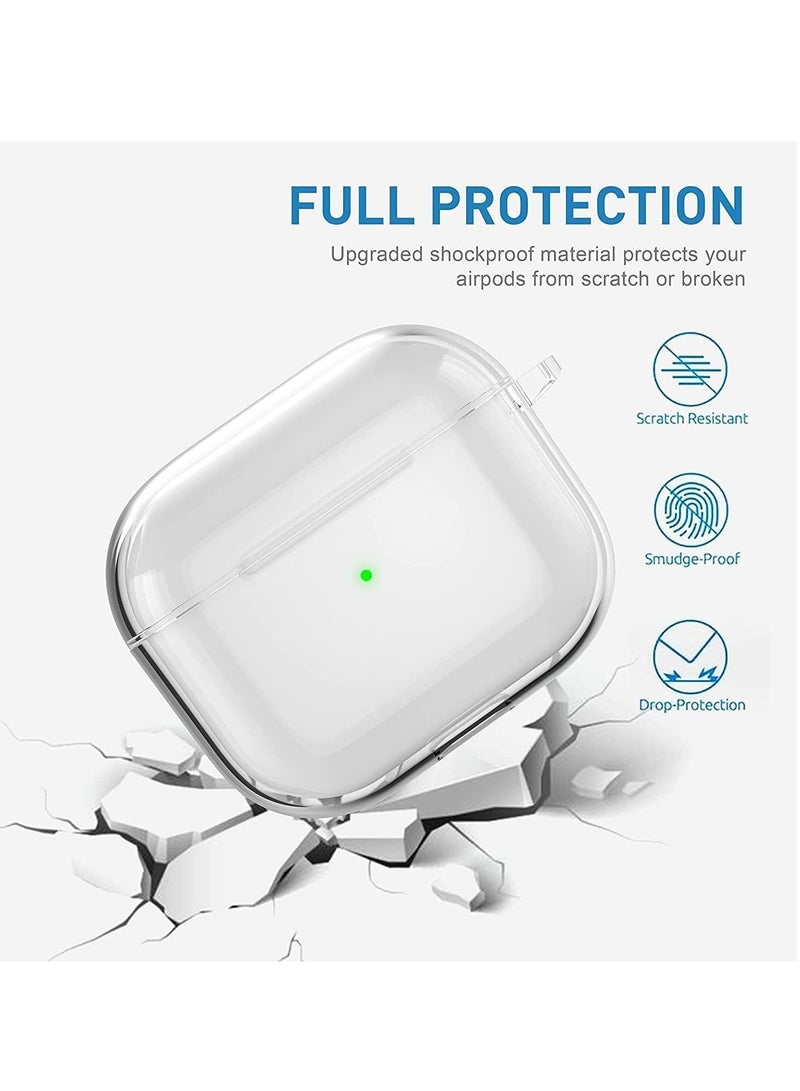 Clear Case for AirPods 4th NC Generation Case, Compatible with AirPods 4 NC Gen (2024), Drop Protection Cover with Lanyard, Reduced Yellowing, Wireless Charging, Shock Resistant, Full Protection - Image 5