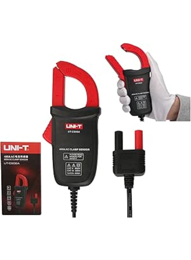 UNI-T UT-CS06A 400A AC Current Clamp Sensor, UT196/UT139C/UT117C Multimeter Option Current Clamp