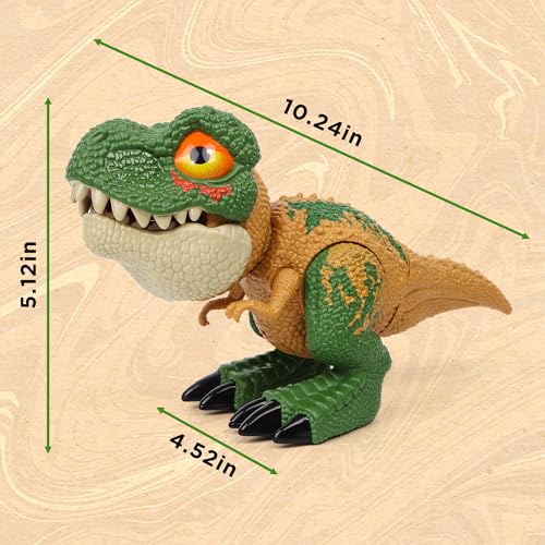 DPAPDI Dinosaur Toys for Kids Ages 37 Best Birthday Gifts for 3 4 5 6 7 Year Old Boys Ideal Education Dino Toy with Mist Spray Roaring Sounds - Image 5