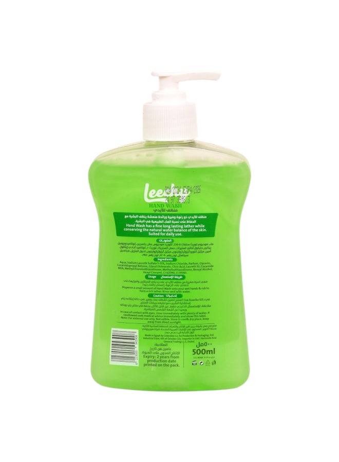 Leechy Hand Wash Sweet Apple 500ML - Image 2