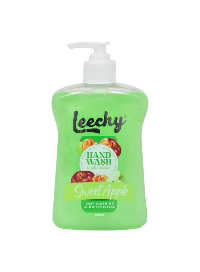 Leechy Hand Wash Sweet Apple 500ML - Image 1