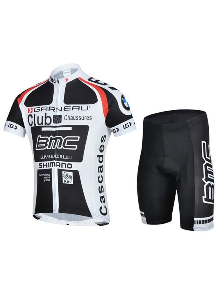 BMC Outdoor Cycling Short Sleeve Jersey With Shorts  - Image 1