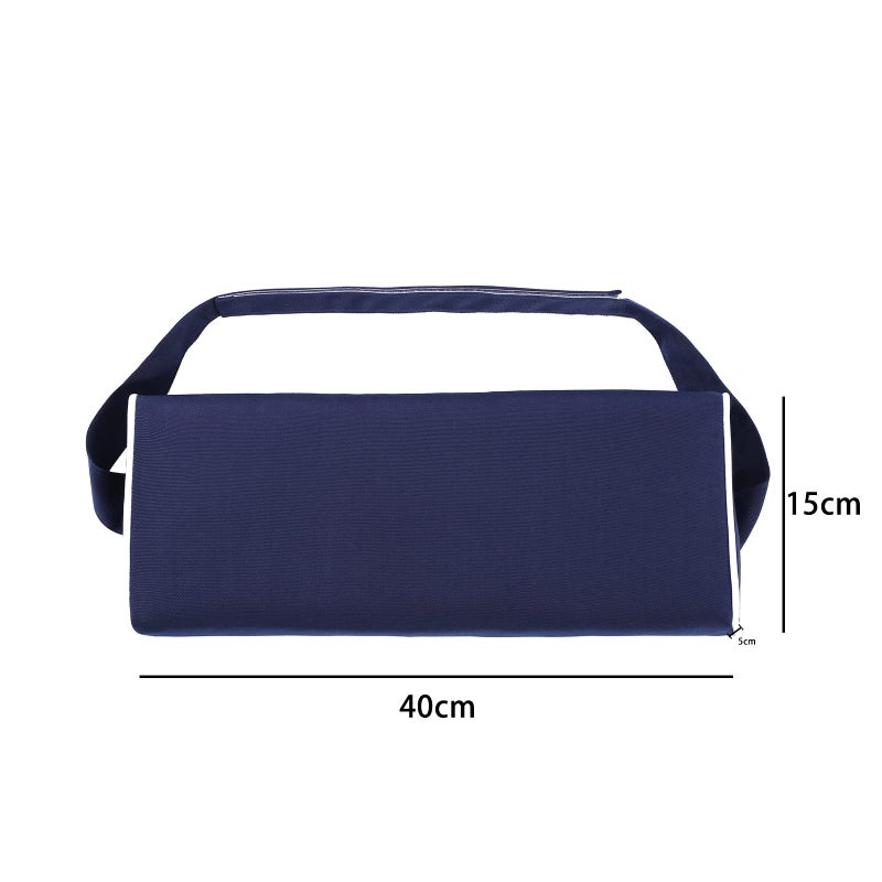 Enipate Outdoor Chaise Lounge Head Pillow, Pack of 2 Water Resistant Headrest Pillows with Elastic Band for Pool Patio Chairs - Image 3