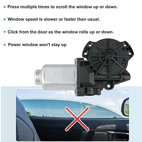 E-Vniko Power Window Lift Regulator Motor Compatible for Hyundai Sonata 2006-2010 Replace Front Right Passenger Side Window Motor - Image 2