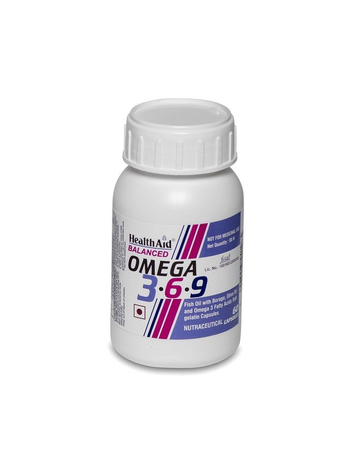 Health Aid HealthAid Omega 3.6.9 (Balanced) - 60 Capsules - Image 5