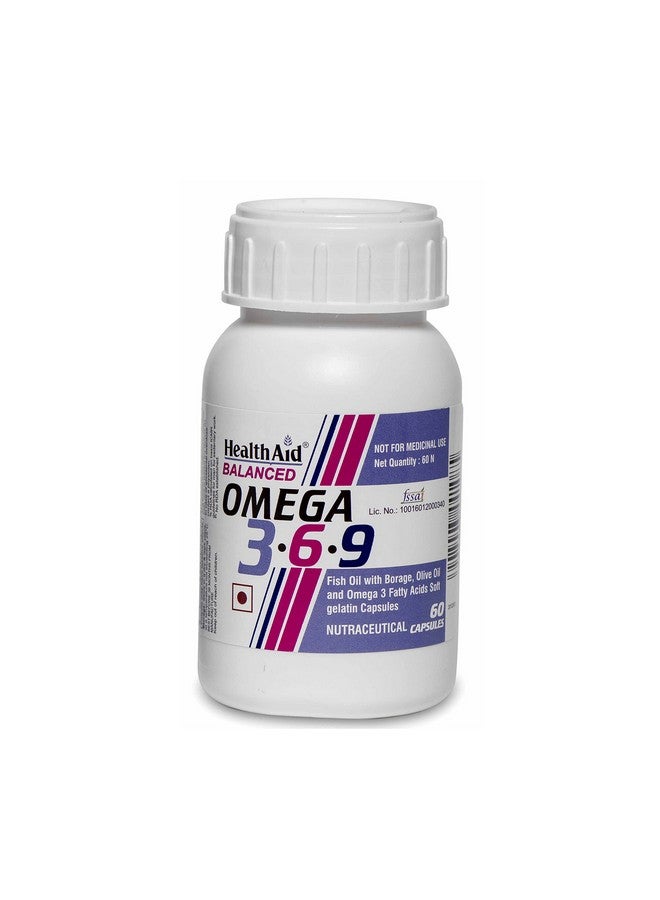 Health Aid HealthAid Omega 3.6.9 (Balanced) - 60 Capsules - Image 2