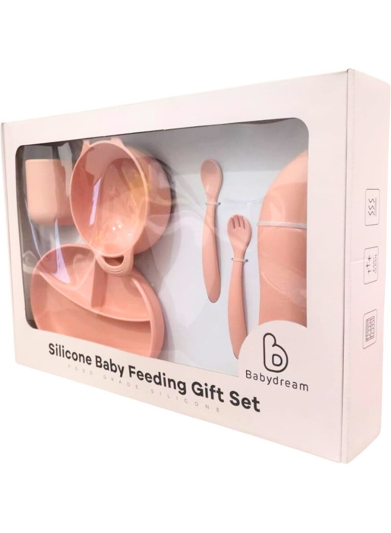 BabyDream Babydream silicon feeding set pink - Image 2