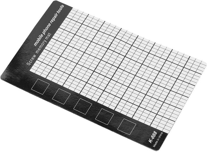 klarako Portable Magnetic Screw Pad - Universal Magnetic Mat, Prevent Screw Loss, Grid Design, Note Box, Compact and Beautiful, Easy to Carry - Image 1