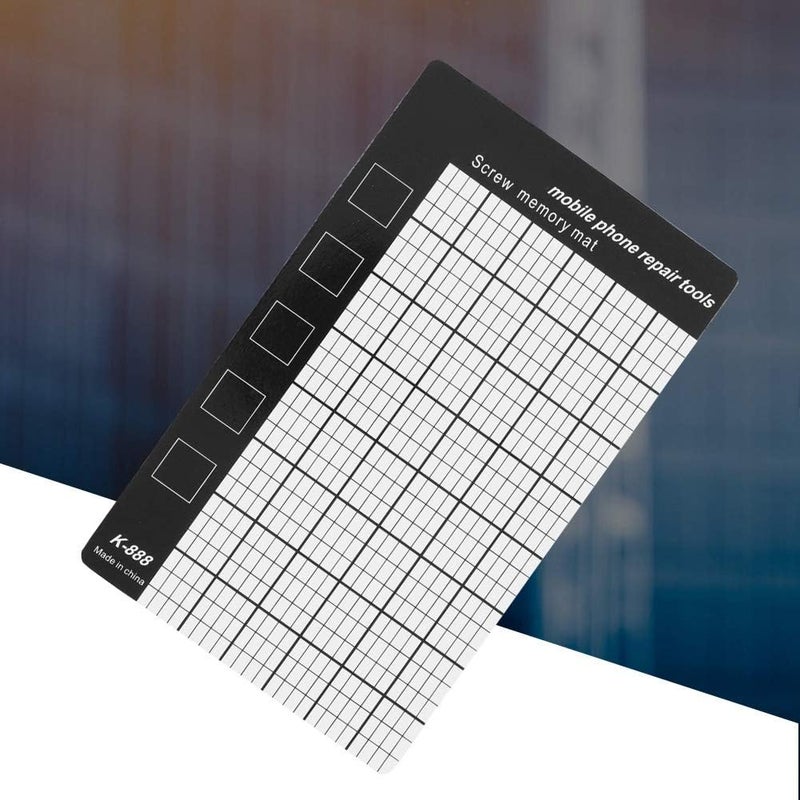 klarako Portable Magnetic Screw Pad - Universal Magnetic Mat, Prevent Screw Loss, Grid Design, Note Box, Compact and Beautiful, Easy to Carry - Image 2