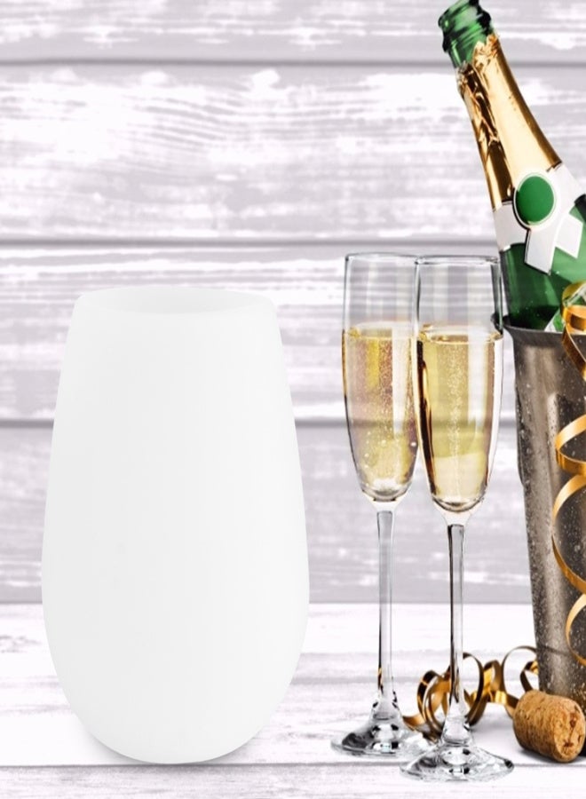 Portable Transparent Silicone Wine Glass Drinking Cup for Outdoor Party Barbecue Camping - Image 3