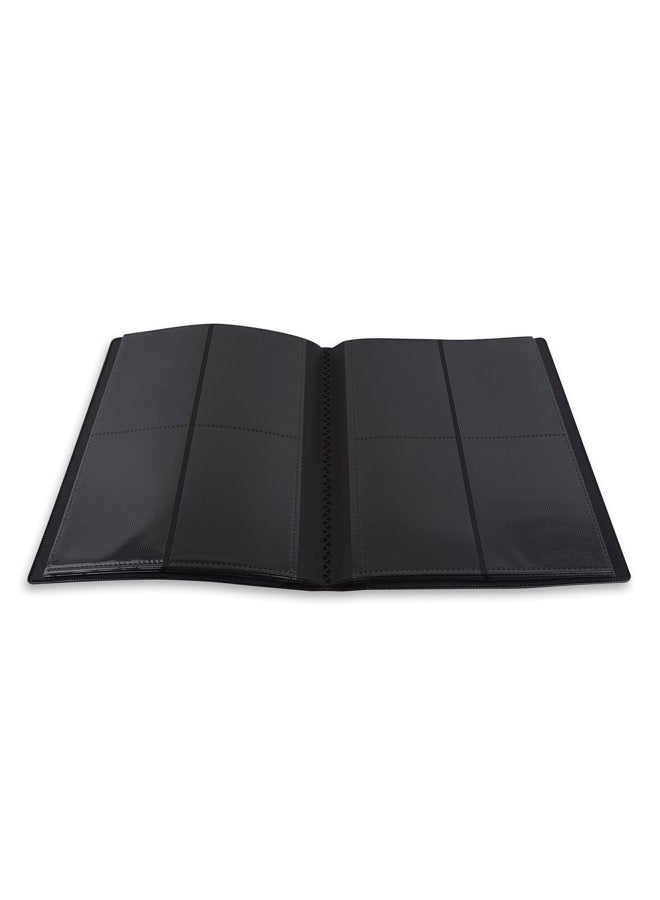 Vault X 4 Pocket Trading Card Strap Binder, 160 cards, Standard, 20 Side-Loading Pages, Folder for Collectible Card Games, Sports, TCG (Black) - Image 4