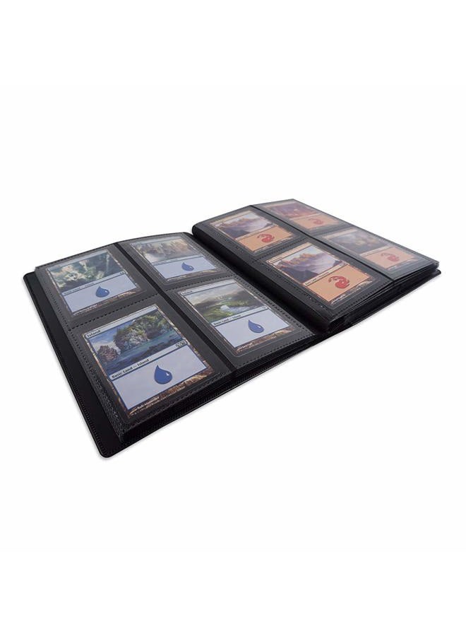 Vault X 4 Pocket Trading Card Strap Binder, 160 cards, Standard, 20 Side-Loading Pages, Folder for Collectible Card Games, Sports, TCG (Black) - Image 5