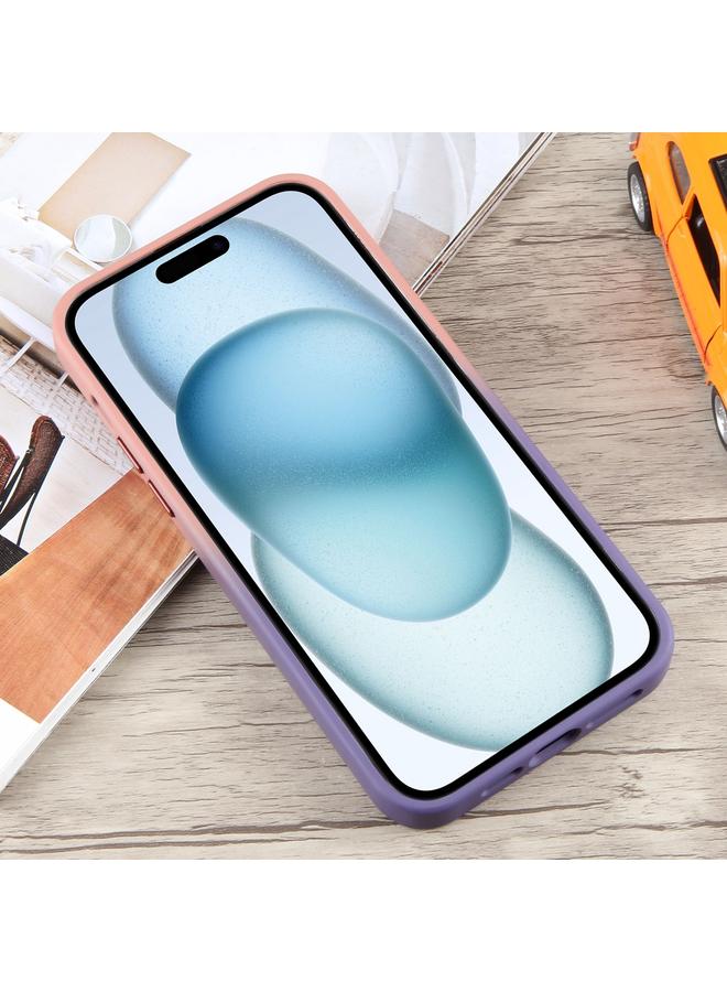 اس-توب جراب لهاتف iPhone 15 Gradient MagSafe Holder Liquid TPU Hybrid PC Phone Case - Image 3