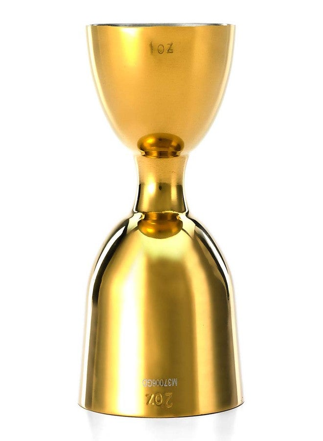 Barfly M37006GD Heavy-Duty Straight Rim Bell Jigger, 1 oz x 2 oz, Gold - Image 2