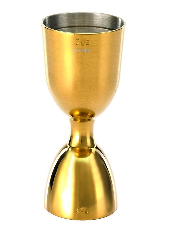 Barfly M37006GD Heavy-Duty Straight Rim Bell Jigger, 1 oz x 2 oz, Gold - Image 3