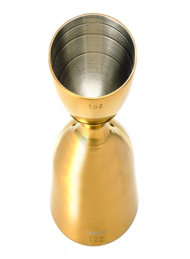 Barfly M37006GD Heavy-Duty Straight Rim Bell Jigger, 1 oz x 2 oz, Gold - Image 5