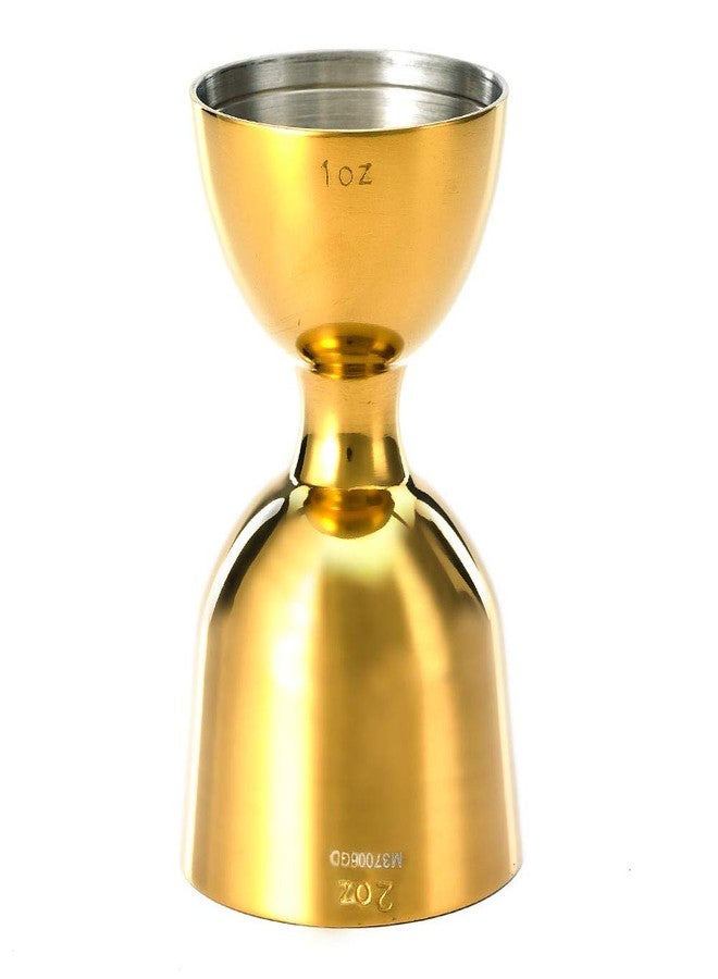 Barfly M37006GD Heavy-Duty Straight Rim Bell Jigger, 1 oz x 2 oz, Gold - Image 4