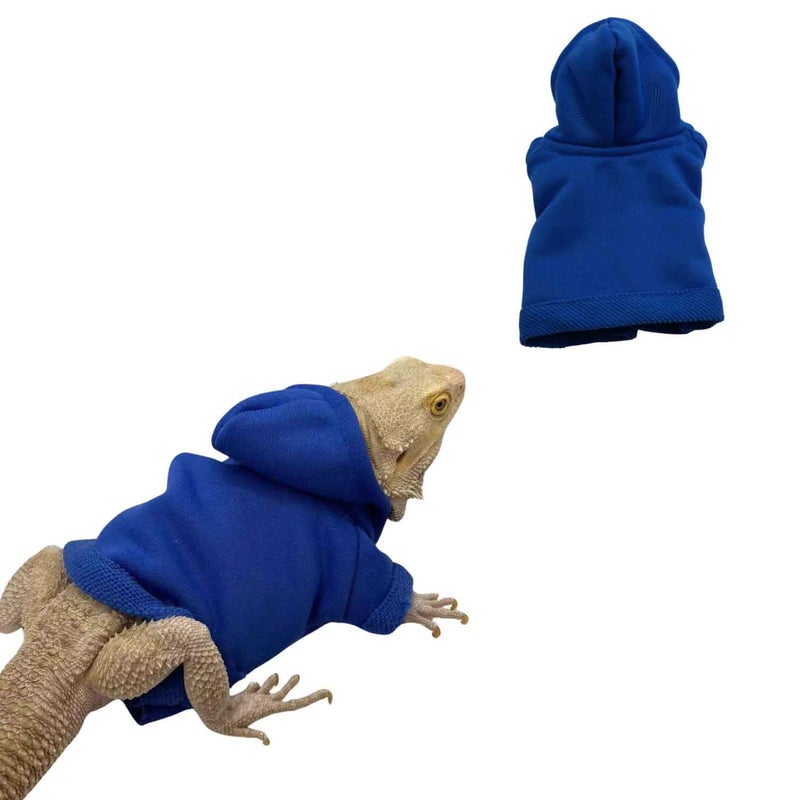 TTMIMIK Bearded Dragons Hoodie - Handmade Adjustable Reptile Jacket Shirt for Skin Protection Small Animal Costume Apparel for Lizard Bearded Dragon Guinea Pig Ferret - Image 1