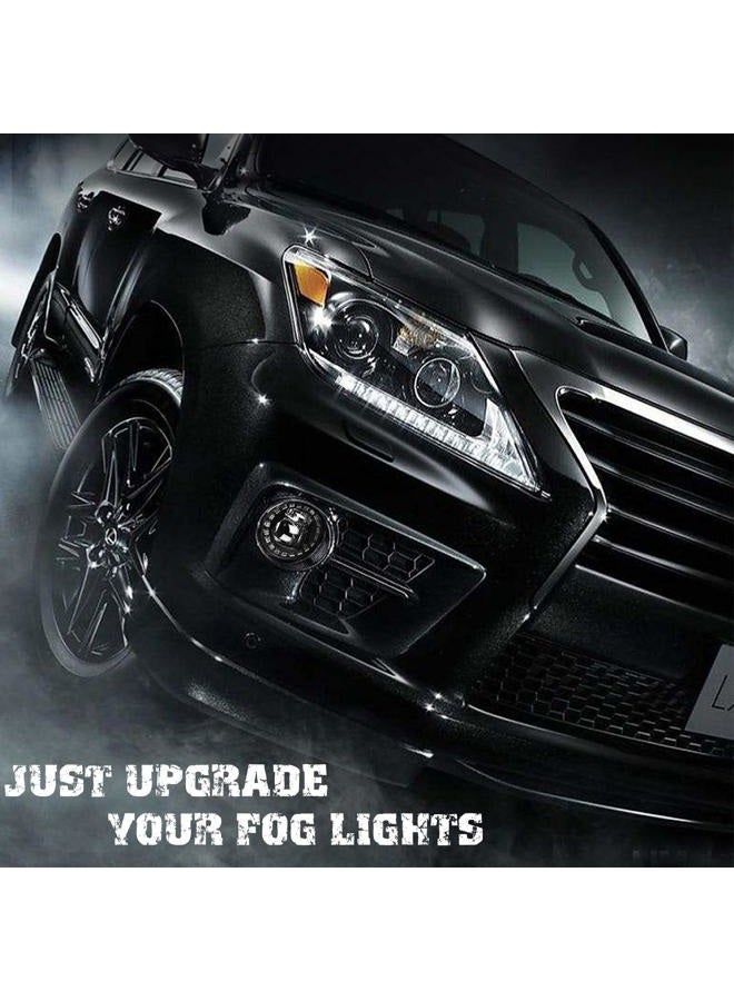 AUDEXEN LED Fog Lights with DRL Compatible with Toyota Camry Highlander Corolla Prius, Passenger and Driver Side Led Fog Lamps Compatible with Lexus GS IS LX RX ES CT - Image 2
