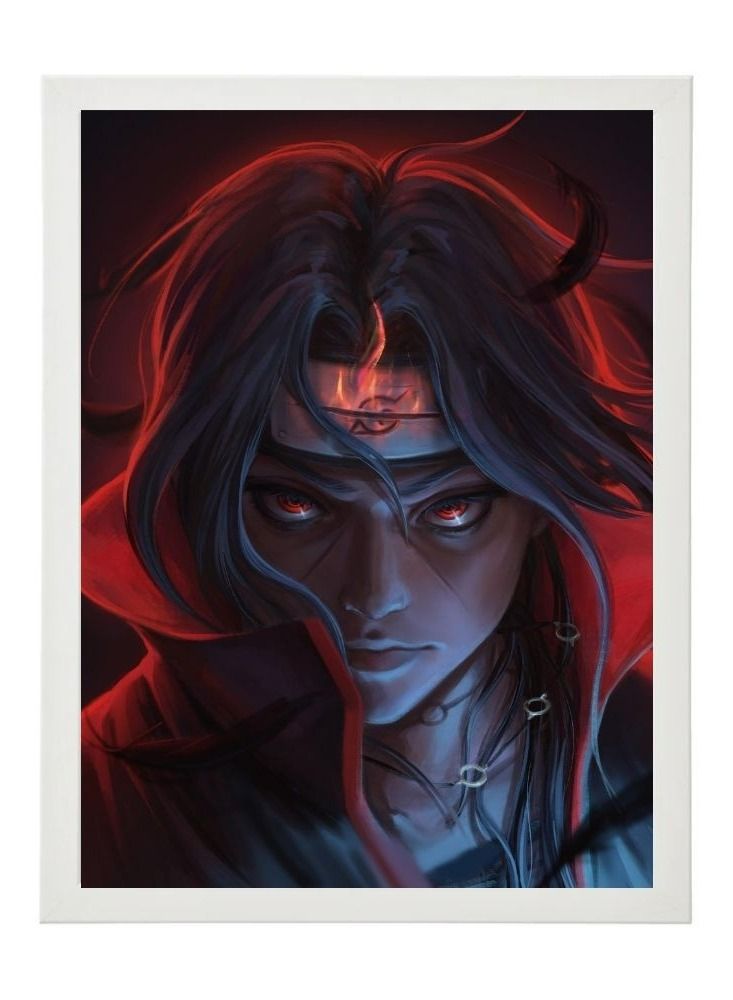RKN Digital Wall Art Poster Frame Itachi Uchiha 30X40 cm - Image 1