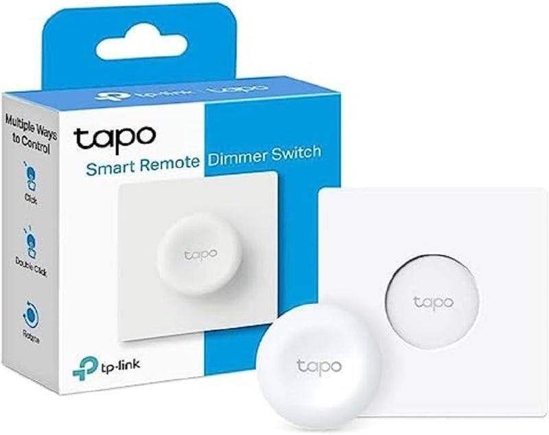 Tapo S200D Smart Remote Dimmer Switch, Multiple Ways Control, Real-Time Notifications, No Wire Required, Battery Included, Tapo Hub Required Sold Separately, Easy Setup And Use, 3 Volts - Image 1