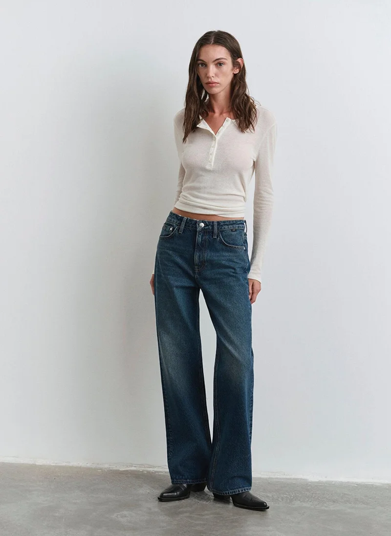 Mavi Victoria Classic Denim Navy Jeans