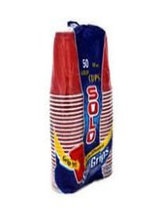 Solo Assorted 18-Ounce Color Plastic Cups, 50 Count