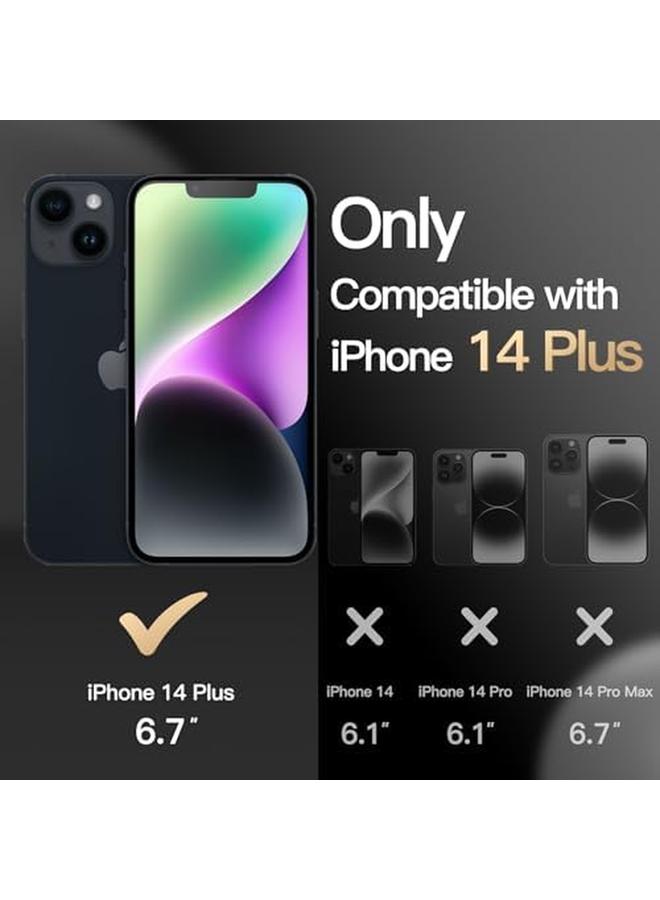 Jetech Case For Iphone 14 Plus 6.7 Inch Heavy Duty Dual Layer Rugged Protection Shockproof Protective Tough Phone Cover With Matte Back Black - Image 2