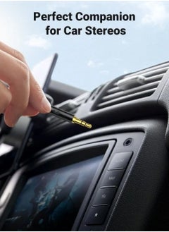 Rock Pow Aux Cable 3.5mm Audio Cable Flexible Braided Male to Male Lead Auxiliary Jack to Jack Headphone Cable for Phone Tablet Speakers Car Stereo Headphones MP3 Player MacBook Pro 2021 1.5M  - Image 4