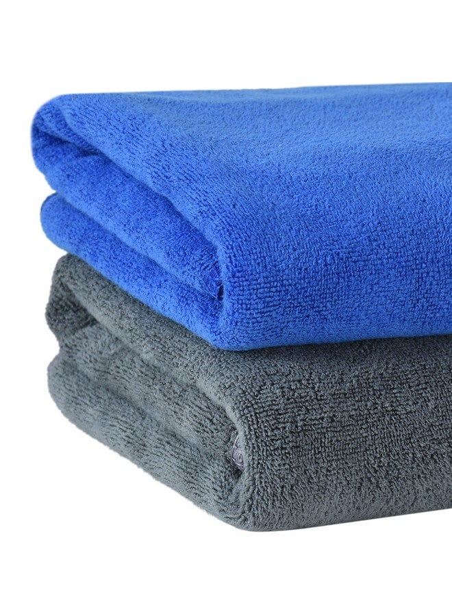 Yellow Weaves Yellow Weaves Super Soft Microfiber Hand Towels, Gym & Workout Towels 400 GSM, Pack of 2, Multicolour  - Image 5