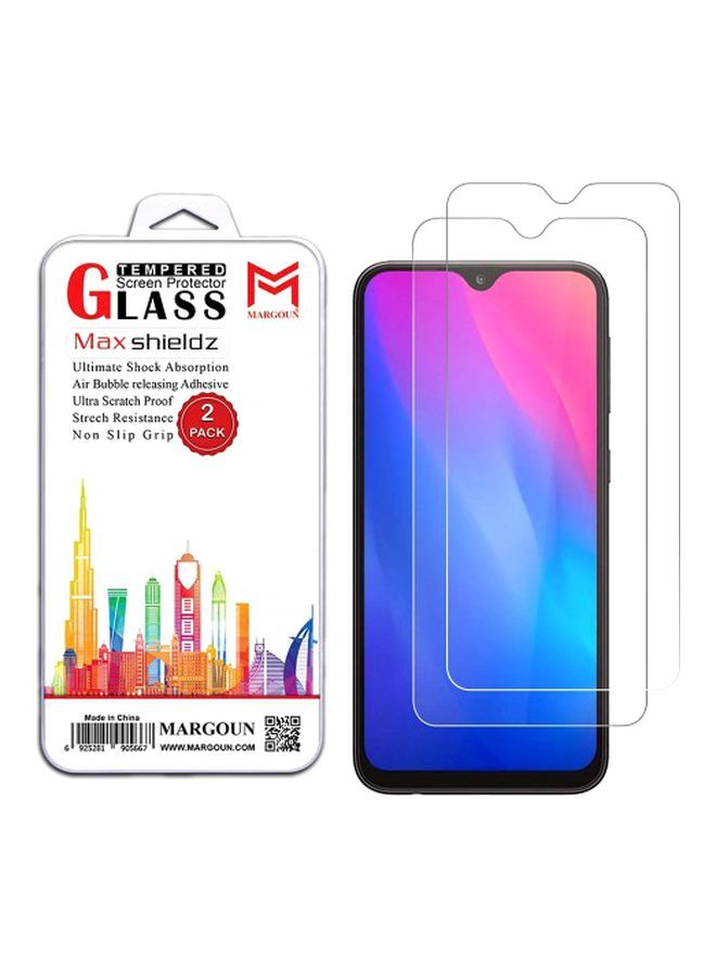NIBEMINENT 2-Piece Max Shieldz Tempered Glass Screen Protector For Oppo A11 Clear - Image 2