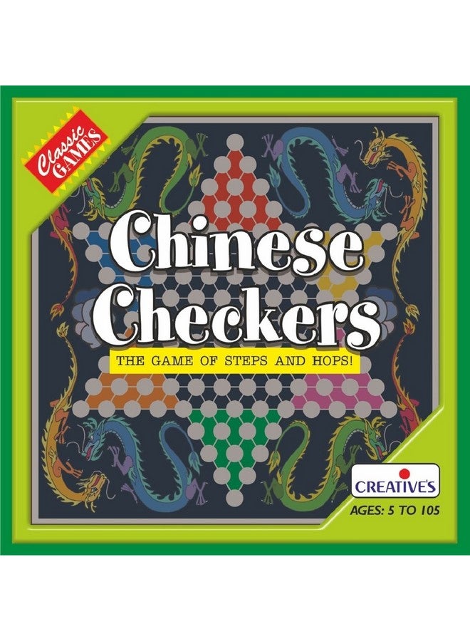 Creative's Educational Aids P. Ltd. - Cre0807 Classic Games Chinese Checkers Board Game (Multi-Color), Kid
