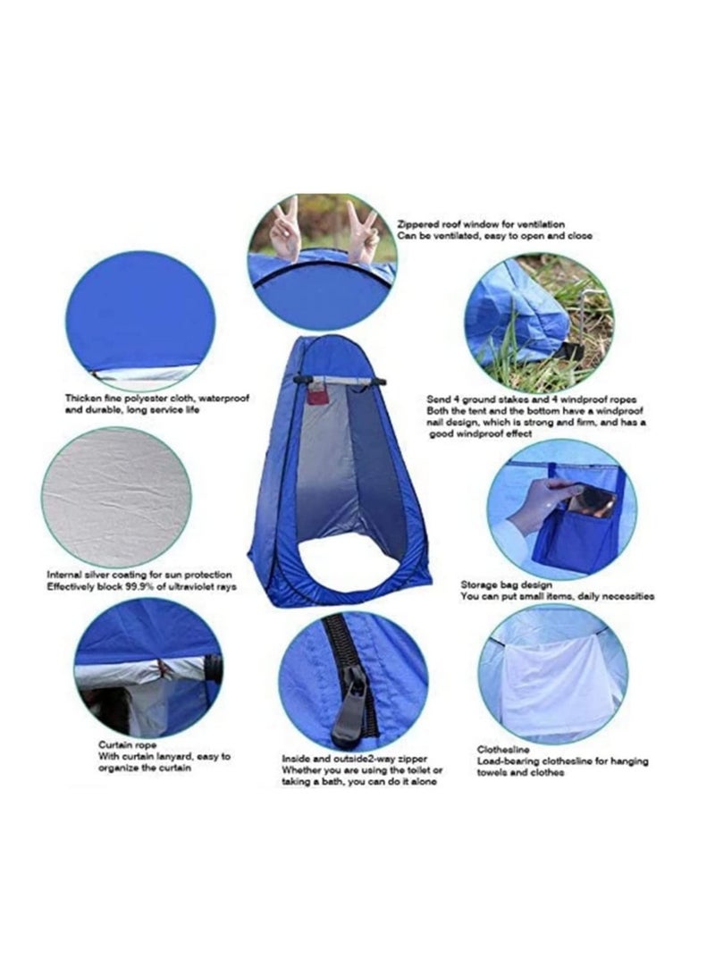 Generic Outdoor bathing tent warm bathing home winter dressing changing clothes bath tent tent mobile toilet tent  - Image 5