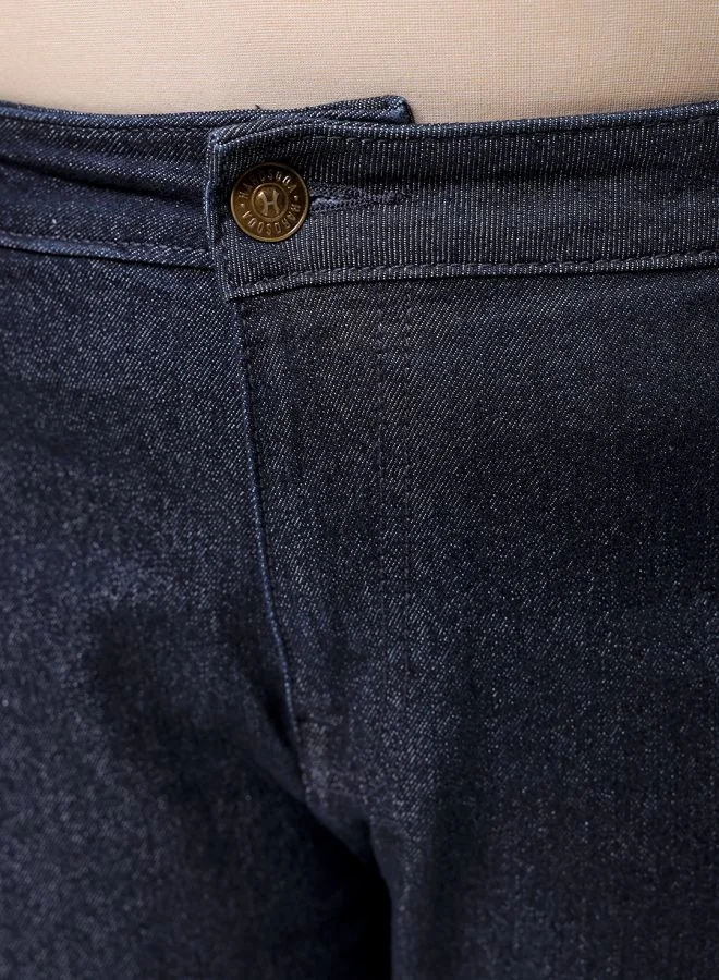 HARDSODA Men Plus Size Carrot Fit Solid Mid-Rise Stretchable Jeans