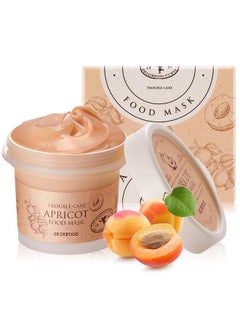 SKIN FOOD since 1957 Skinfood Mask Apricot Trouble Care 120G Facial Pore Clearing And Body Skin Soothing Wash Off Face Masks Clear & Smooth Skin Showerproof Texture (4.23 Oz)  - Image 1