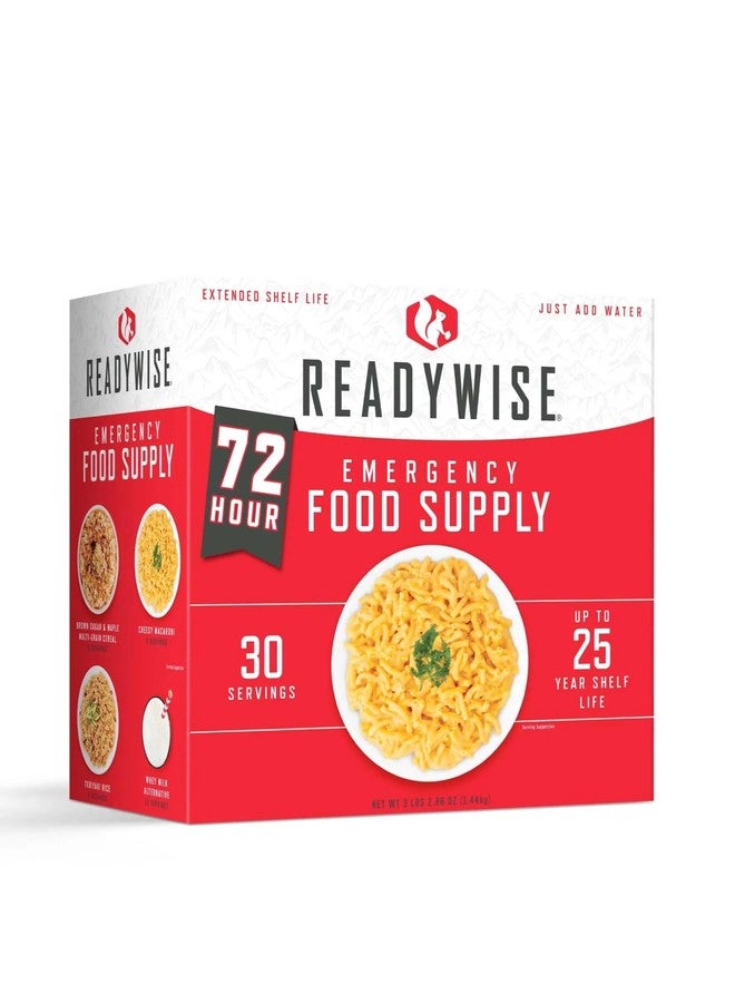 ReadyWise Emergency Food Supply - 72 Hour Survival Kit, 30 Servings of Protein Meals, Freeze Dried Food for Backpacking, Camping Essentials & Disaster Prepping Supplies, up to 25 Year Shelf Life - Image 1