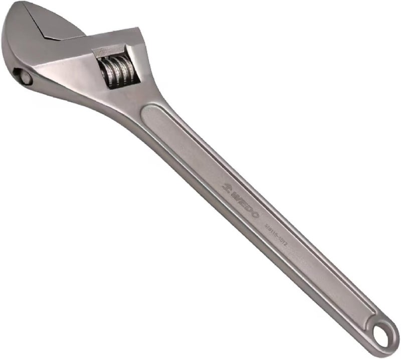 WEDO 6 Adjustable Wrench Stainless Steel Adjustable Spanner Professional Spanner Wrench Precision Milled Jaws for Max Gripping Power AntiCorrosionHigh Strength Length 150mm - Image 2