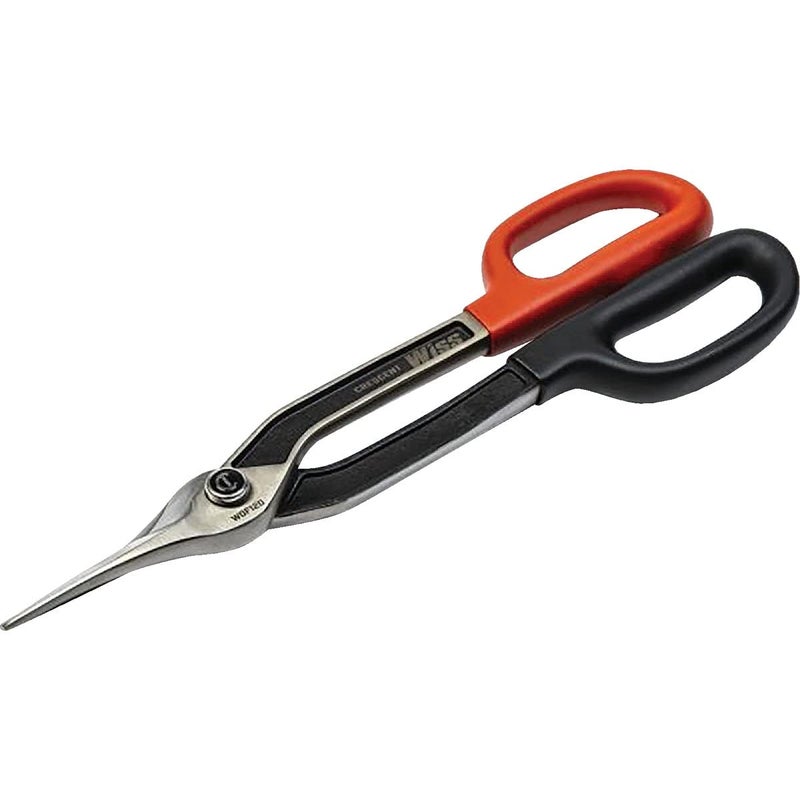 Wiss Crescent Wiss Duckbill Pattern Tinner Snips - Precision Metal Cutter with Torque Control & Ergonomic Handle - WDF12D - 12" - Image 1