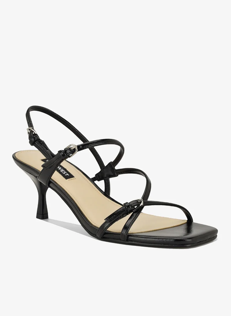 NINE WEST  Multi Strap Mid Heel Sandals for Women | Best Price UAE